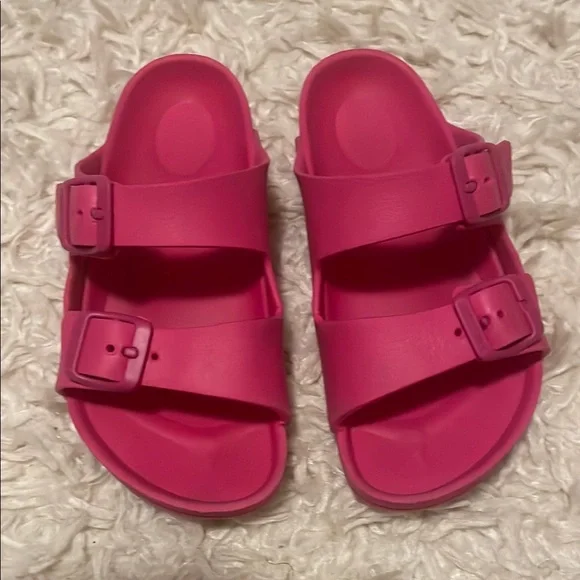 Birkenstock Pink Slide Sandals - Picture 1 of 1